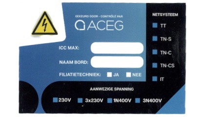 Sticker distribution board industrial NL